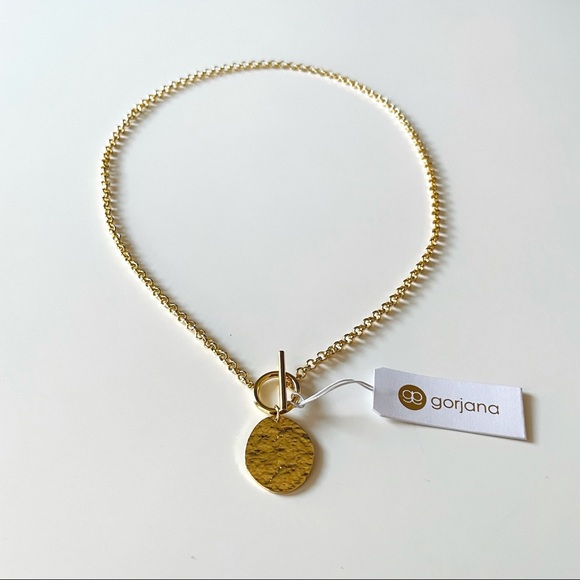 Nwt Gorjana Hadley Toggle Necklace 